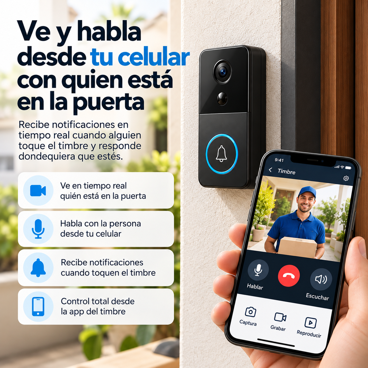 Timbre con Video
